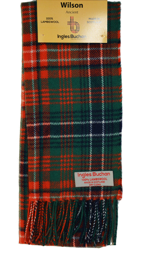 Foulard Tartan écossais 100% laine d'agneau (Lambswool)